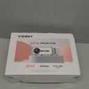 [Netflix Licensed/Dolby Audio] Smart Projector with WiFi and Bluetooth, VIZONY Native 1080P Projector with Apps Built in Netflix, Youtube, Hulu, Disney+, Portable Mini Projector for Indoor/Outdoor (White)