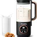 8 in 1 Automatic Nut Milk Maker, 10 Blade 35 oz Homemade Oat, Soy, Plant-Based and Dairy Free Beverages, Almond Milk Maker with Delay Start/Keep Warm/Boil Water, Soy Milk Maker with Nut Milk Bag