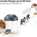 Potaroma Dog Puzzle Feeder Toy, Interactive IQ Training, Electronic Treat Dispenser, Automatic Rechargeable with Remote for Food Dispensing, All Breeds, 280ml Capacity