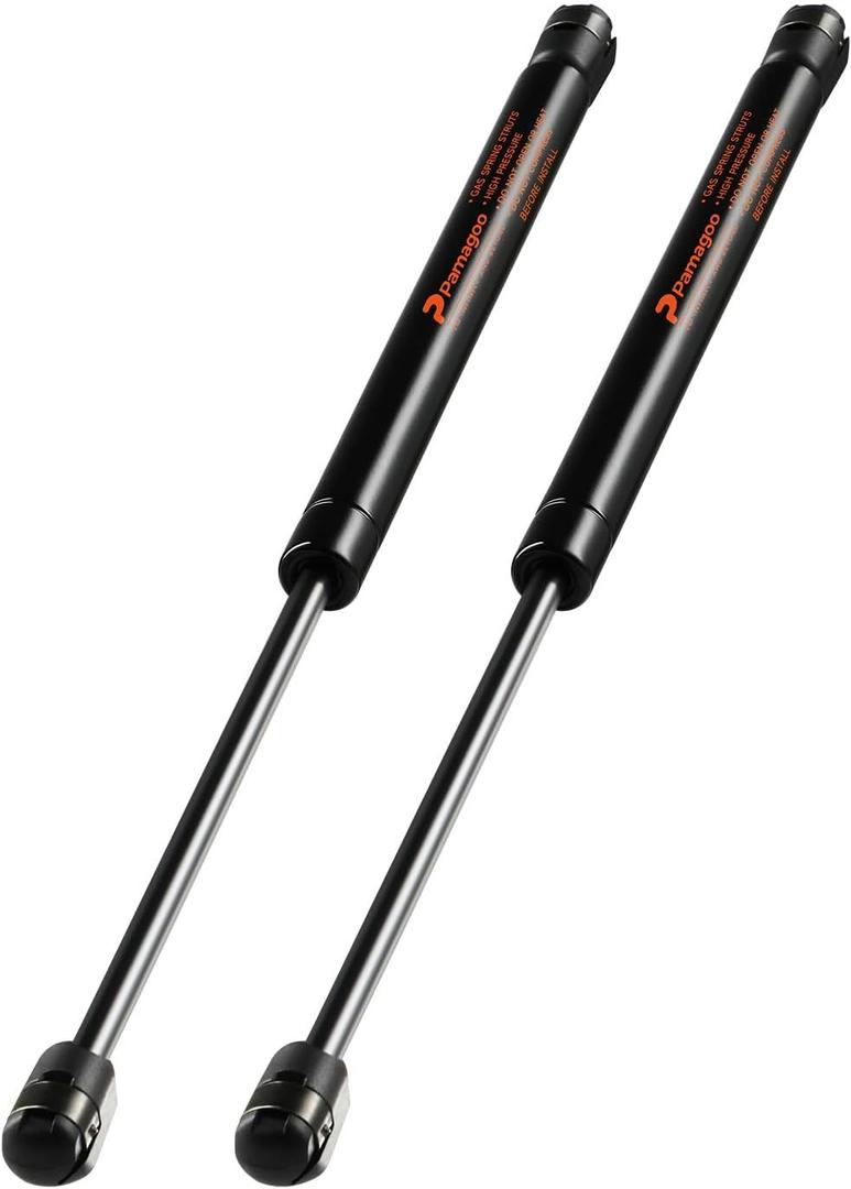 C16-04445 17 Inch 55Lb Gas Strut Shock, 17.2'' Gas Spring for Leer A.R.E Snogtop Truck Topper Camper Shell Window Tool Box Cap Replacement Lift Support,Set 2