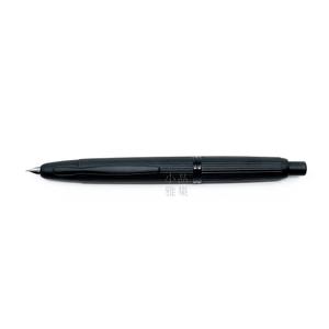 Retractable Fountain Pen with EF/F Nib Sizes of 0.4Mm And 0.5Mm, Featuring a Striped Black Design