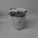 5 Sets 8 Inch Transparent Plastic Garden Pots Planter with Saucer Plant Planter Drainage Hole Plastic Pots for Plants Indoor and Out Door House Plants with 10pcs Plant Labels