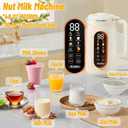 Arcmira 10 in-1 Automatic Nut Milk Maker Machine 42oz 10 Blade Homemade Almond, Soy, Oat, Juice, Plant-Based and Dairy Free Beverages, Soy Milk Maker with LED Panel/Delay Start/Keep Warm/Self Clean
