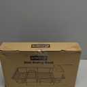 Dish Drying Rack in Sink - Expandable Stainless Steel Dish Rack Over The Sink, Kitchen Sink Drain Strainer with Cutlery Holder & Cup Holders, 15.4 x 9.8 x 3.0 Inch, Black