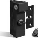 Door Reinforcement Lock with Key, Ultra Heavy Duty Version, Home Security Lock to Prevent Kick-ins or Unauthorized Exit, Child Elderly Safety, Inside for Front Door (1 Pack)