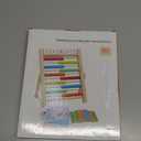 KIDWILL Preschool Math Learning Toy,10-Row Wooden Frame Abacus with Multi-Color Beads, Counting Sticks, Number Alphabet Cards, Gift for 2 3 4 5 6 Years Old Toddlers Boys Girls