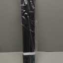 No Drill Blinds for Windows 1" Vinyl L-Shaped Slats Cordless Mini Blinds for Home, 26.5" W  48" H Black