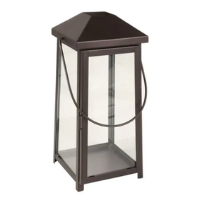 12 inch Metal Lantern Small Black