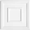 STICKGOO PVC Ceiling Tiles, 2'x2' Glue Up Ceiling Panel White to Prevent Breakage Cover 48 Sq. Ft, Pack of 12 Tiles, 24"x24"