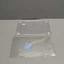 EooCoo Case Compatible with MacBook Air 15 inch M4 2025 2024 2023 Release A3241 M3 A3114 M2 A2941 Liquid Retina Display, Plastic Hard Shell Case + Keyboard Cover + Screen Protector, Crystal Clear