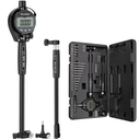 Dial Indicator Bore Gauge with 0.7"-6"/0.0005" Measuring Range Dial Bore Gauge Set with 23PCS Anvils & 6" Measuring Depth for Engine Cylinder Deep Engine Hole Cylinder Measurement Gage