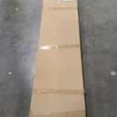 LFT HUIMEI2Y Glass Display Cabinet 4-Shelf with Door and Lock, Curio Cabinets Upgraded Quick-Install Style Tempered Glass Floor Standing Bookshelf for Bedroom, Living Room 65x 17x 14 Black