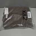New Sweater V-Neck Solid Color Cardigan Sweater Men's Lazy Style Jacket Clip (Brown, L)