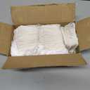 500 White Merchandise Tags #8 with String Attached 2 3/4 x 1 11/16 Paper Pre-Strung Marking Tags with 6 String for Pricing and Labeling