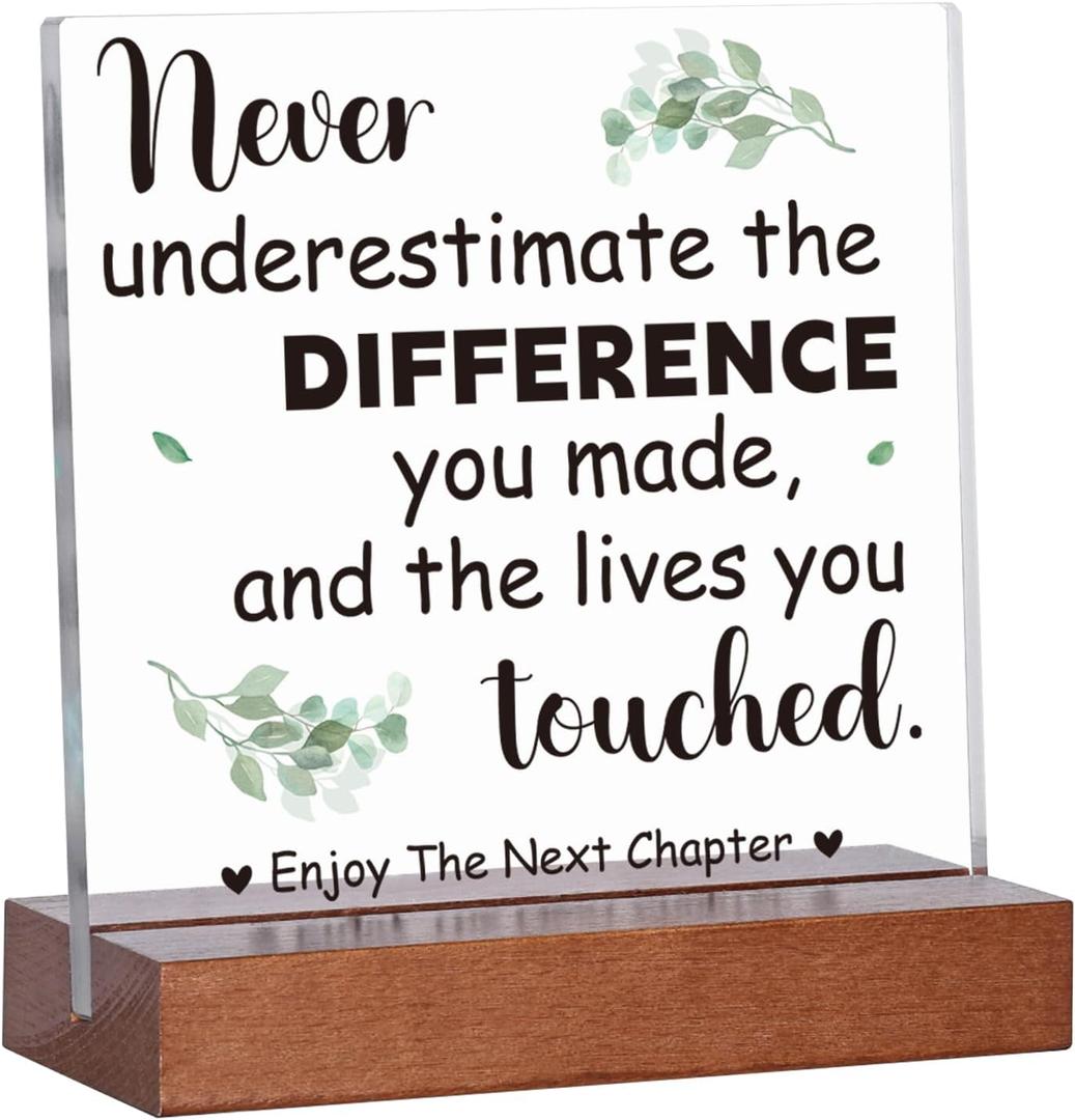 Erweicet Retirement Gift for Women Men, Coworker Gifts for Women, Farewell Gifts for Coworkers, Going Away Gifts for Friends, New Job Gifts for Women Men
