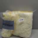 Arotive Microfiber Bathroom Rugs, Shaggy Soft and Absorbent Bath Rug, Non-Slip, Thick Plush Machine Washable Dry Bath Mats for Bathroom, Tub and Shower, 59x24, Yellow, Rectangular