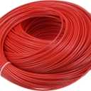 PATIKIL Wicker Repair Kit, 296ft 2.5mm Round Synthetic Rattan Material Plastic Wicker Woven Rattan Set for DIY Craft and Weaving Basket Making, Red