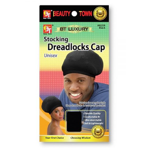 Beauty Town Stocking Dreadlocks Cap Black Pack Of 2