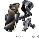 2026 True Military-Grade] Car Phone Holder VANMASS [Upgraded Strongest Suction & Clip] Cell Phone Mount for Dashboard Windshield Vent Wall,Truck Cradle Stand for iPhone 17 Pro Max 16 15 14 13 Android