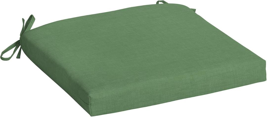 Arden Indoor/Outdoor Seat Or Rocking Chair Cushion, 19 x 18, Water Repellent, Rain Proof, Fade Resistant Cushion for Rocking Or Dining Chairs Bright Moss Green Leala