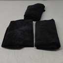 HOMEXCEL Bath Towel Set Pack of 3, 30 x 60 Inches Large Microfiber Bath Towels, Soft, Absorbent, and Quick Dry Towels for Bathroom, Pool, Beach, Swim, and Yoga, Large Bathroom Towels, Black