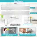 Magnetic Knife Holder for Wall, Knife Magnetic Strip Magnetic Knife Holder for Refrigerator Mount Knife Rack Kitchen Utensil Holder Metal Tool Holder Knife Block Kitchen Organizers Accessories 10 Inch