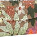 Floral Beaded Clutch Embroidery Sequin Beaded Purse Small Evening Clutch Purses for Women