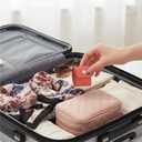 Xthrotsenk 3 PCS Mini Travel Jewelry Bag Travel Jewelry Pouch Mini Bags Multicolor Foldable Travel-Case Multifunctional Organizer with Buckle for Necklaces, Bracelets, Earrings, Rings, Brooches