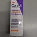 CeraVe Skin Renewing Vitamin C Eye Cream, Vitamin C, Hyaluronic Acid, Ceramides & Caffeine, Under Eye Cream For Dark Circles and Puffiness, Fragrance Free & Ophthalmologist Tested, 0.5 Fl. Oz