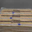 Calmbee 9 IN 1 Storage Bag Organizer for Kitchen Drawer, Bamboo Foil and Plastic Wrap with Cutter, Organizers Compatible Gallon, Quart, Sandwich Snack Size (Natural)