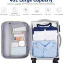 Softside Expandable Carry On Luggage, 20in Carry on Suitcase with Wheels