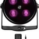 80ft IR Illuminator | AI4 No Hot Spot Wide Angle Infrared Light for Security Camera (w/Power Adapter)