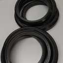 Wheelchair Rear Wheel Replacement Tire, 24 "X 1" Universal Flat-Free Polyurethane Tire,Equipped with installation tools, Wheelchair accessories for all brands(1 Pair)