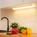 Hardwired LED Under Cabinet Task Lighting - 20 Watt, 36", Dimmable, CRI>90, 3000K (Warm White), Wide Body, Long Lasting Metal Base with Frost Lens