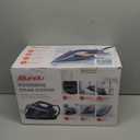 Sundu Pro Steam Station with Ceramic Soleplate, 1800W Steam Station Iron for Clothes with 1.5L Removable Water Tank, Iron Lock for Easy Carry, Auto ShutOff, Self Cleaning (Black)