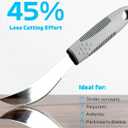 4-Piece Adaptive Utensils Set with Rocker Knife & Shovel Spoon - 42 Angled Parkinsons Utensils, 2.5 oz Weighted Silverware for Hand Tremors and Arthritis, Adaptive Eating Utensils (Grey Right-handed)
