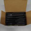 Black Pens Bulk, 60 Pack Retractable Ballpoint Pens, Black Ink 1.0mm Medium Point, Smooth Writing No-Smear, Click Pens for Teachers, Students, Restaurant Servers School & Office Supplies