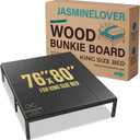 Bunkie Board King Size 76x80 - Heavy Duty Reinforced Wood Bed Boards for Under Mattress, Universal Sleeper Sofa Support Board with Anti-Sag Design for Metal Bed Frame, Platform Beds&Pull Out Couches