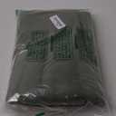 Christmas Olive Green Linen Curtains 84 Inches Long for Bedroom Back Tab Light Filtering Privacy Semi Sheer Curtains Modern Farmhouse Decor Olive Green Curtain for Living Room 2 Panels 52x84 (Loden)
