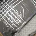 Peri Home Cut Geo 100% Cotton Duvet Cover, Full/Queen, Grey