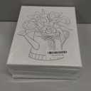 COCHIE 6 Pack 8x10 Inches Spring Flower Pre Drawn Canvas to Paint for Sip and Paint Party, Pre Printed Framed Canvases Set, Umbrella Butterfly Truck Pre Sketched Canvas for Painting for Adults Kids