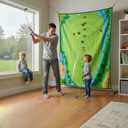 Golf Chipping Game - Upgrade Indoor Velcro Golf Chipping, Perfect Outdoor Games for Kids Golf Game & PracticeGreen