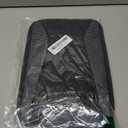 NBTEPEM Bling Car Center Console Cover, Leather Middle Console Cover with 2 Storage Bags, Universal Arm Rest Cover Protector, Bling Car Accessories Interior Fit for Most Vehicles, Silver Diamond