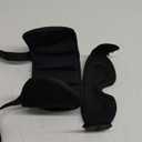 Travel Pillows for Airplanes, Neck Pillow with Eye Mask for Sleeping Long Flights, Travel Pillow for Car Road Trip, Car Headrest, FSA HSA Eligible Approved Travel Accessories, Black