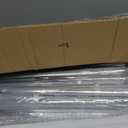 Reginary 100 Pack Clear Wedding Umbrellas Bulk Transparent Auto Open Stick Windproof Waterproof Large Canopy Umbrella with White European J Hook Handle for Wedding Bride Groom Photography Golf