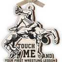 Wrestling Christmas Ornaments 2025 - Unique Wrestling Gifts for Friends and Family, Inspirational Gifts for Men, Boys, Kids, Sport Fans, Coaches, Wooden Ornaments for Christmas Decorations