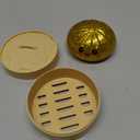 Dumpling Squishies, Glitter Dumpling, Glitter Dumplings Squishy with Box, Dumplings Sensory Squeeze Toy for Stress Relief Stretchy Desk Toys (Gold)