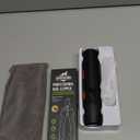 Whisper Quiet Dog Nail Grinder with 4 LED Lights, Safe & Stress-Free for Sensitive Dogs Cats of All Breeds & Sizes, 3 Grinding Bits, 3-Speed, Pet Nail Trimmers, Rechargeable Painless Grooming Kit (Black)