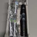 Philips Sonicare ProtectiveClean 5300 Rechargeable Electric Toothbrush, with Pressure Sensor, 3 Cleaning Modes, SmarTimer and QuadPacer, with 2 Bonus Brush Heads, Travel Case, Black, Model HX6423/34