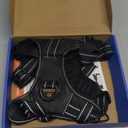 MASBRILL Light Up Dog Harness - LED No Pull, Rechargeable, Adjustable, Illuminated & Reflective Vest for Small, Medium & Large Dogs (Red)